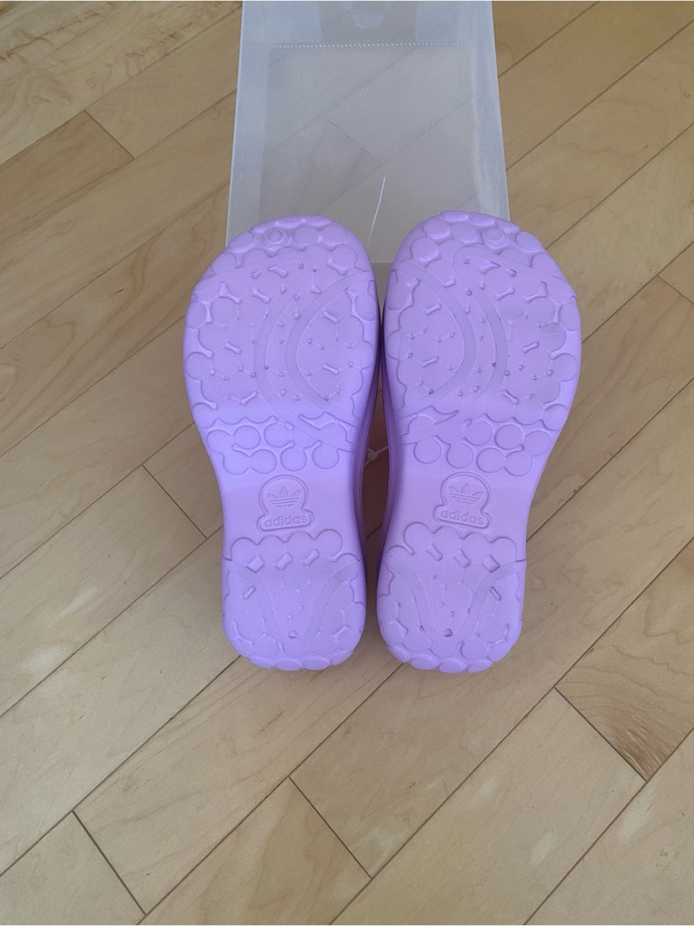 NEW Adidas Adifom Pink Chunky Two Tone Platform Slide Mules - Picture 5 of 9